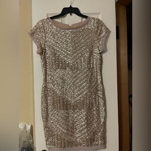 Vince Camuto Sequin Dress (gold/rose gold)
New with tags 
Size 14